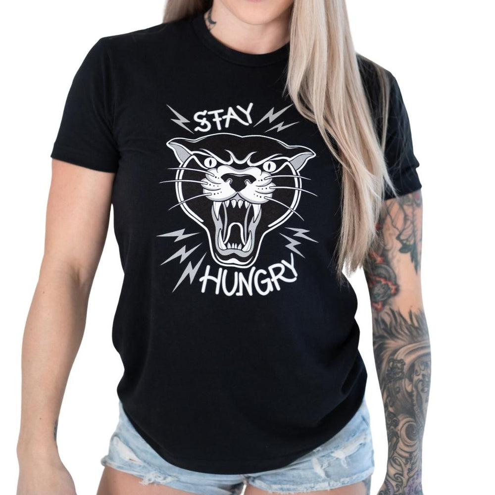 STAY HUNGRY T - Black